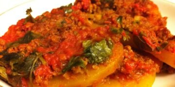 Patates Oturtma Tarifi - Kıymalı Patates Oturtma Nasıl Yapılır? Sebze Yemekleri