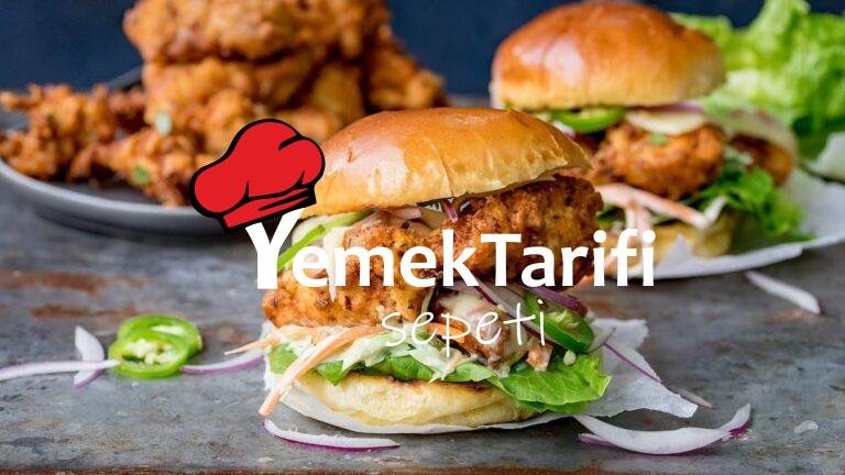 Evde Tavuk Burger Tarifi - Pratik Tavuk Burger Hızlı Yemekler Evde Tavuk Burger Tarifi - Pratik Tavuk Burger Hızlı Yemekler