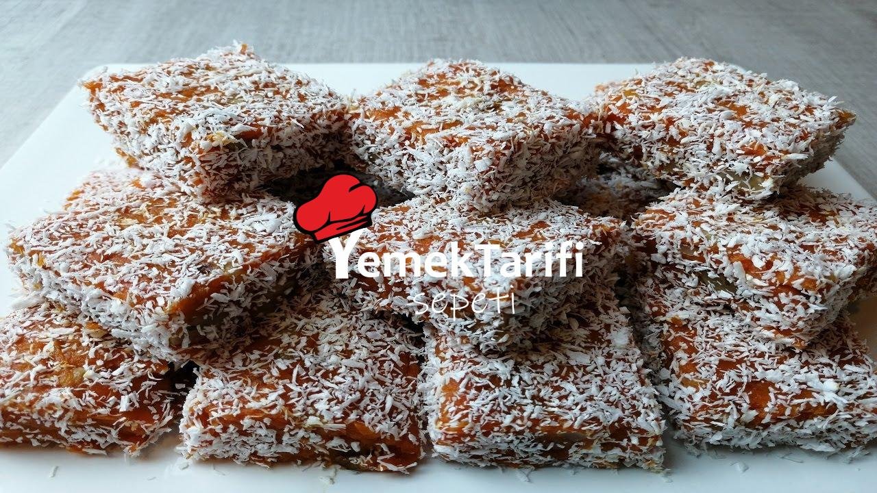 Enfes Hindistan Cevizli Cezerye Tarifi Tatlı Tarifleri Enfes Hindistan Cevizli Cezerye Tarifi Tatlı Tarifleri